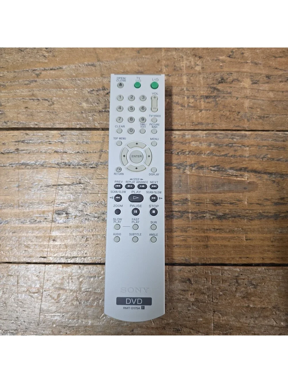 Sony Remote Control RMT-D175A DVD DVP-NS55P NS57P Tested Works